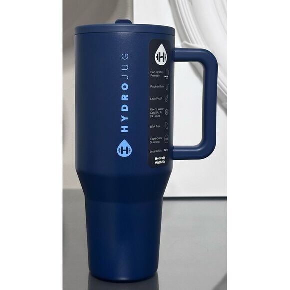 HydroJug 32oz Traveler, NAVY BLUE - Picture 1 of 4